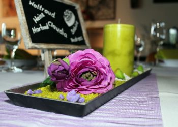 kreative Tischdekoration